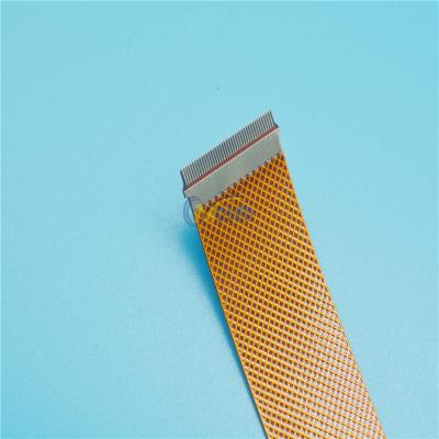 China Gold Flexible Printed Circuit Cable Single Layer Immersion OEM For LCD 1.2 * 0.45 Sqm for sale