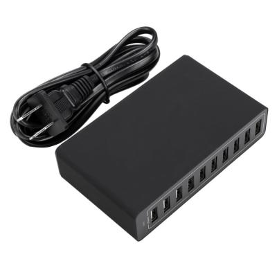 China Wholesale Best 60W Mobile Phone High Power 10 Ports USB Smart Wall Charger For All Kinds Of Smart Phones for sale