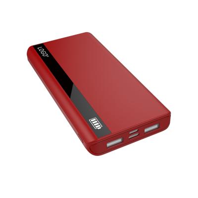 China Wholesale 10000mah Dual Output USB Portable Power Bank High Capacity Fast Fast Charger for sale