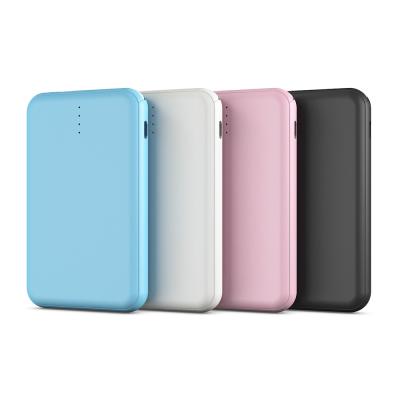 China New design 2019 new products 5000mah bank, integrated cable power mini power bank for gift for sale