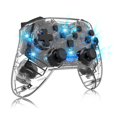 China ABS Gamepad Gamepad Game Controller for Nintendo Switch Lite Transparent Auto Sleep Wake Up Function for sale