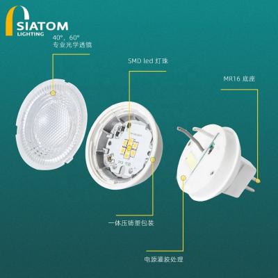 China Dimmable Industrial Small Size New Arrival Lamp GU5.3 230v Bright Spotlight MR16 Led Bulb for sale