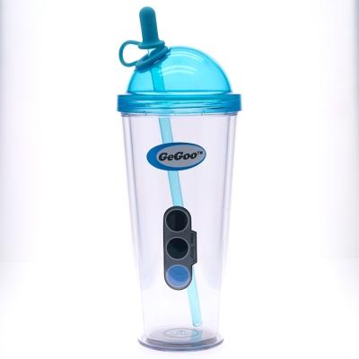 China Adults Sustainable Fitness 600ml Gym Sports Water Bottle With Custom Logo for sale