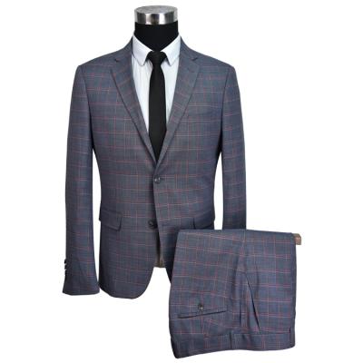 China 2021 New Design Modern Slim Fit Anti-wrinkle Custom Price Men Suit for sale