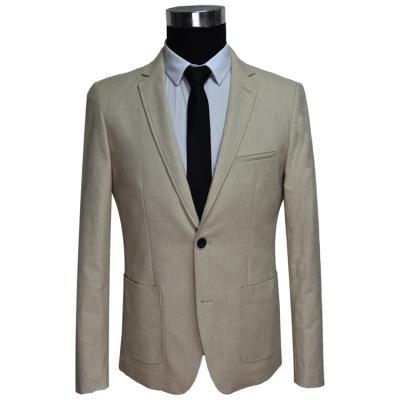 China New High Quality Custom Style Anti-wrinkle Style Business Casual Slim Fit Men's Blazer Suit for sale