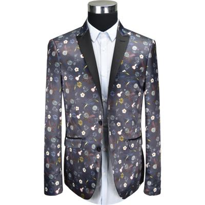 China 2021 New Design Fashionable Style Anti-wrinkle Slim Fit Blazer For Men Casual for sale