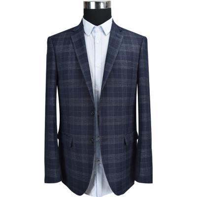 China 2021 Anti-wrinkle high quality fashion slim fit blazer men's casual blazer jacket for sale