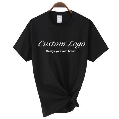 China Custom 100% Designer Cotton Graphic Solid Color Printing Comfortable Logo Sublimation Breathable Anti-Wrinkle T-shirts for sale