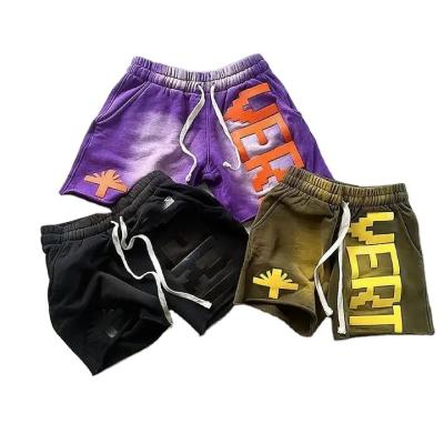 China QUICK DRY OEM Custom Male Printed Logo 100% Polyester Terry Sports Shorts Workout Running Loose Fitness Jogger Sport Pants For Men for sale