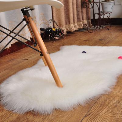 China Non-slip Hot Sale Wool Blanket Faux Fur Rug Faux Fur Rug Rug for sale