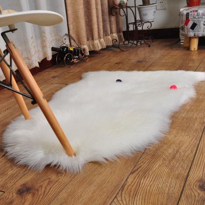 China Non-slip Chinese Well-Known Luxury Luxury Soft Faux Fur Rug Carpet Supplier Wool And Faux Fur Blankets for sale