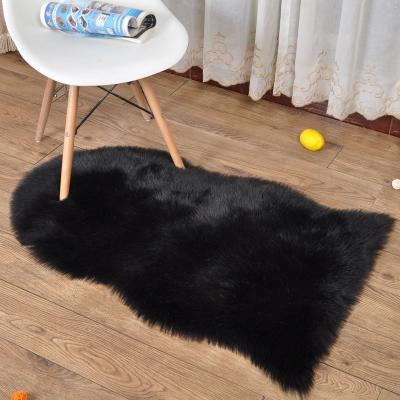 China Non-slip Heavyweight Wool Blanket Rug Faux Fur Printing Carpet Fur Blankets Faux Fur Rug for sale