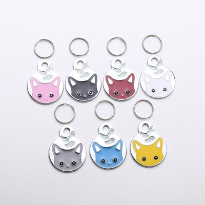 China Custom Eco - Friendly China Metal Dog Cat Name Tag for sale