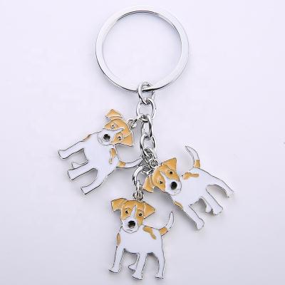 China World Key Mini Animal Metal Cute Pet Dog Key Ring Gift Bag Charm Lovely Chain Wholesale for sale