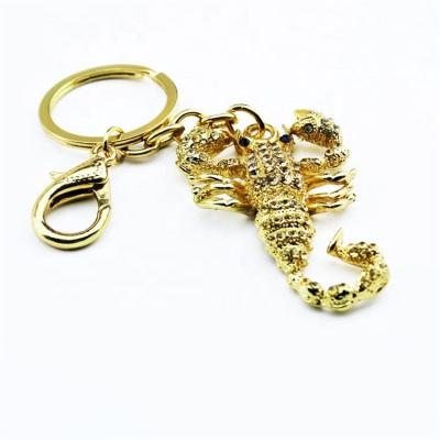 China Durable Fashionable Exquisite Pendant Key Chain Alloy Scorpion Keychain Jewelry Accessories Keychain for sale