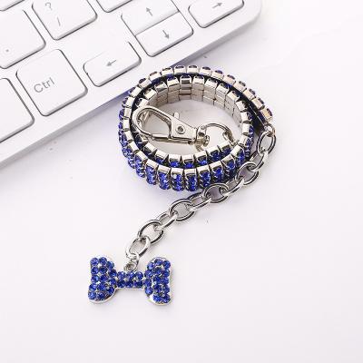 China Personalized Pet Accessories Supply Dog Collar, Tag Chains Dog Collar, Strap Shine Crystal Dog Necklace Jewelry for sale