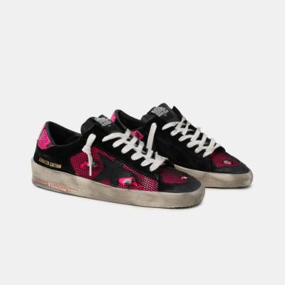 China By cushioning the dirty fuchsia and the black sneakers Goldens of stardan shoes of limited edition laboratory color the beautiful shoes of gooses for sale