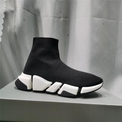 China Fashion Trend Brand Logo Custom Shoes Sports Sneakers men sock trainers famous brand sock shoes for sale