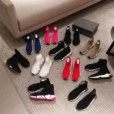 China Wholesale High Quality Fashionable Bestselling Women's Trainers Fashion Trend 2021 Brand Sock Shoes Men's Casual Shoes for sale