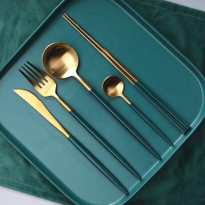 China Sustainable Eco Prestige Stainless Cutlery Stainless Exquisite Silverware Royal European Set Flatware Stainless Steel for sale