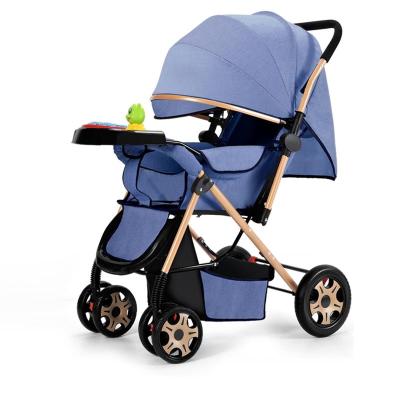 China High Quality Multifunctional 3 In 1 Stroller Baby Strollers High Luxury Landscape Baby Carriage Multifunctional Baby Pram For Travel for sale