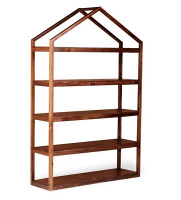 China Walnut Cabinet Assembled Wood Book Shelves Supermarket Shelves Warehouse Shelves Library for sale