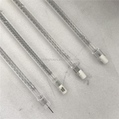 China Quartz Glass Screen Printing IR Lamp Halogen Bulb 1500-1600W for sale