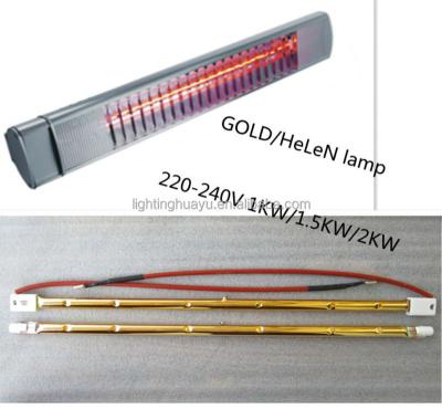 China Industrial Dryer 1500w Heater Element Infrared Heating Lamp Patio Heater for sale