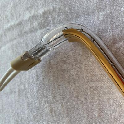 China Quartz Halogen Infrared Lamp 220v 1500w Glass Heating Element for sale