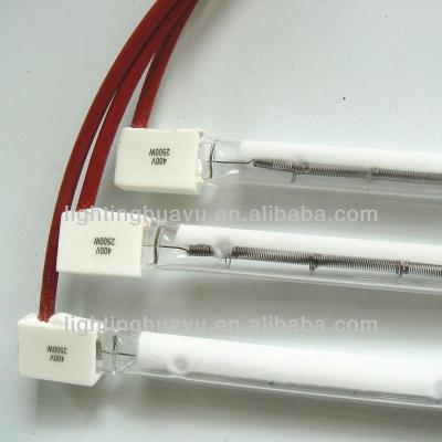 China 300w Infrared Lamps Glass Heating Element for sale