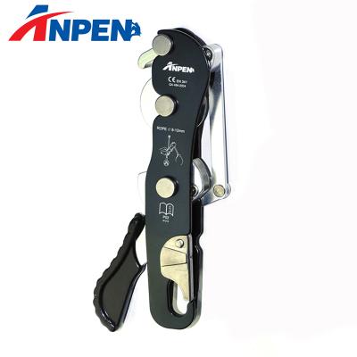 China Safe And Steady Aluminum Rescue Stop Descender Safety Climbing Descender for sale