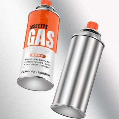 China Household Products Empty Gas Tin Can Empty Aerosol Tin Can For Butane Cartridge 65X100/158/198MM for sale