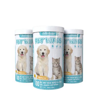 China Dogs Pet Wet Wipes Chlorhexidine Pet Supplies Pet For Wiping Organic for sale