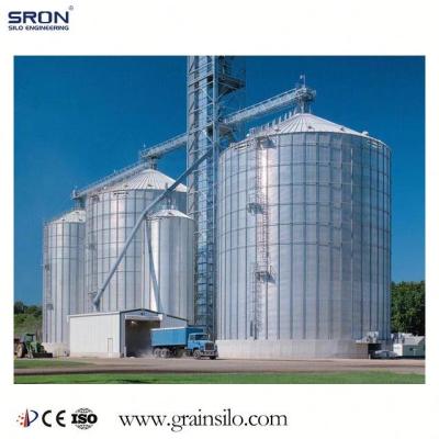 China Factory hot dip galvanized corrugated steel silo for sale, we are expert in grain system for sale