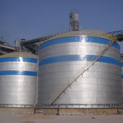 China Building material stores patent 20000 ton slag silo solid steel silo used for storage slag slag storage systems for sale