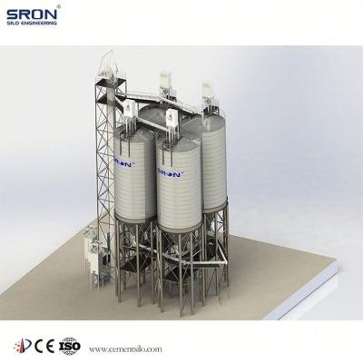 China Factory Sron Hot Sale 200T Grain Silo Price , Assembly Hopper Bottom for sale