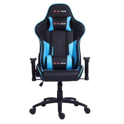 China Luxury Black Rotating Computer Desk Armrests Racing Swivel Set Racing Chair for sale