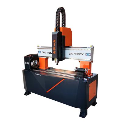 China Factory Best Selling SM-1200 3D MINI Rotary CNC Router Wood Cylinder Engraving Machine for sale