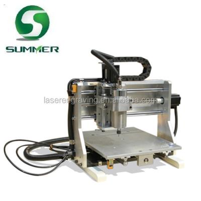 China Factory small mini desktop cnc router for copper engraving wood aluminum cutting for sale