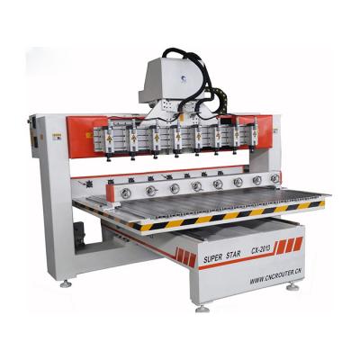 China 2d Relief Carving 3d Cylinder Wood Engraving Machines Sameng Wood Engraving Machine 1325 Rotary Axis 3D Router With Dsp Control Servo Drive And Motor for sale