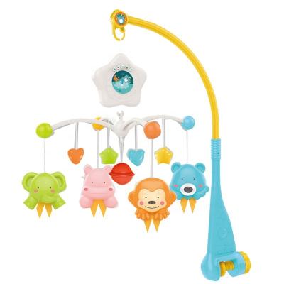 China Hot Selling Plastic Bed Rattle Baby Musical Toys Baby Crib Hanging Bell for sale