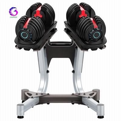 China Wholesell 24kg 40kg Selectable Inline Dumbbell Weight Lifting Home Gym Equipment Adjustable 1090 Dumbbell Fitness Dumbbell for sale