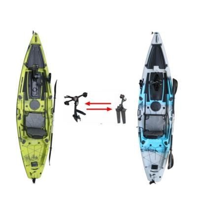 China 2021 New PVC Fishing Rowing Boat With Pedal Drive System Kayak for sale