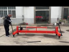 Transport Empty Warp Beam Lifting Trolley Hydraulic Manual Beam Trolley