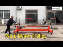 Pallet Type Warp Beam Trolley Steel 1500kg Capacity High Duty