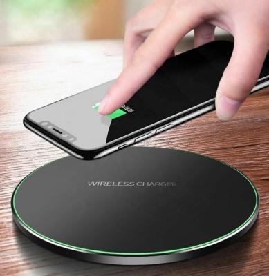 China Cheapest Promotion Cell Phone QI 10W Gift Produced Mobile Phone Fast Charging Wireless Charger For iPhone For Huawei For Samsung for sale