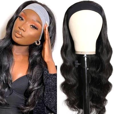 China Wholesale Cheap Deep Wave Human Hair Glueless Hairband Wig Brazilian Body Wave Lace Front Full Lace Wigs For Black Women for sale