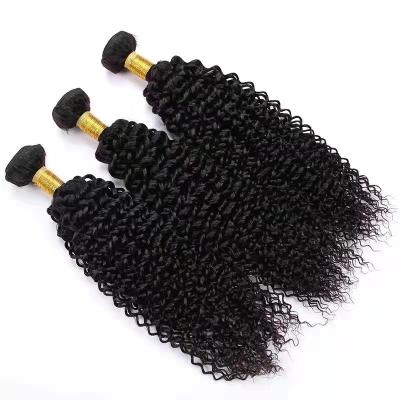 China Jerry Curl Cheap Raw Curly Indian Hair Extension Hair Bundles 100% India Seller Hair Weave For Black Women for sale