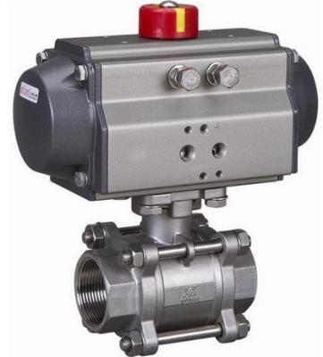 China High Quality Q611F Stainless Steel Pneumatic Threaded Ball Valve for sale