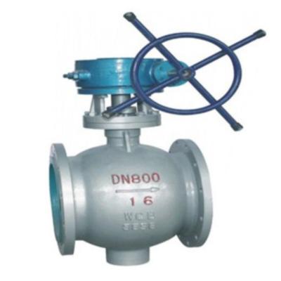 China PN16 DN800 WCB Carbon Steel Large Diameter Carbon Steel Eccentric Flange Half Ball Valve for sale